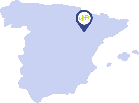 mapa de España con la localización de chinestra